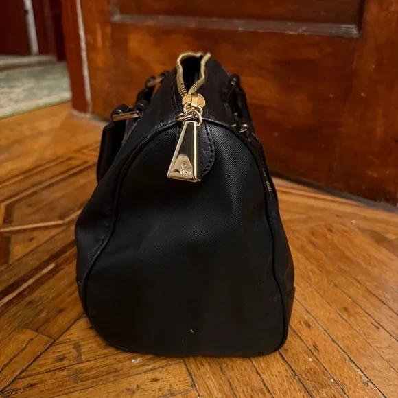 L.A.M.B. Gwen Stefani Lamb Graphic Satchel Handbag Black Y2K - Picture 6 of 17